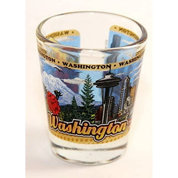 Washington State Wraparound Shot Glass