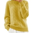 thumbnail image 2 of Sweaters for Women Women's Semi Turtleneck Sweater Long Sleeve Solid Color Pullover With A Base Shirt Autumn And Winter Warm Sweater Hoodies, 2 of 4