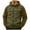 Army Green, variant on Cargo Hoodies for Men Long Sleeve Hooded Jackets Coats with Pockets Solid Color Casual Athletic Clothes Drawstring