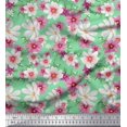 thumbnail image 1 of Soimoi Rayon Fabric Cosmos Floral Print Fabric by The Yard 56 Inch Wide, 1 of 3