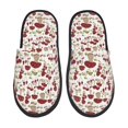 thumbnail image 1 of Balery Mushroom Pantuflas de Casa de Felpa Silenciosas con Diseño Estampado, Zapatillas Cómodas Antideslizantes de Algodón para Interior-Large, 1 of 8