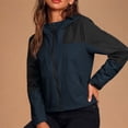 thumbnail image 5 of Aimik Women's Color Blocked Waterproof and Windproof Jacket Lightweight Zippered Outdoor Coat for Spring and Fall, 5 of 6