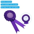 thumbnail image 4 of Uxcell Blank Award Ribbon, 18 Pcs Honorable Prize Recognition Ribbon, Dark Purple, 4 of 5