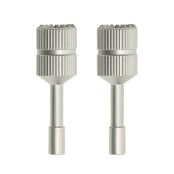 Seitruly 2 piezas Control remoto Thumbstick antideslizante Rocker Joystick accesorios repuestos repuesto para Accesorios para aéreos Plata