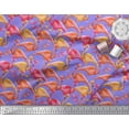 thumbnail image 2 of Soimoi Cotton Poplin Fabric Flamingo Bird Printed Craft Fabric by The Yard 56 Inch Wide, 2 of 3
