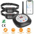 thumbnail image 1 of JUNWELL 328FT Electric Wireless Dog Fence System GPS Dog Tracker with GPS Location Monitor Range Adjustable Rechargeable Beep Vibration for Small Medium Large Dogs  1 Transmitter 2 Receiv, 1 of 14