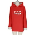 thumbnail image 5 of Women Yes Im Still Freezing Me 24/7 Hoodies, Winter Long Fleece Lined Pollever Sweatshirt, Warm Causual Shirts, 5 of 8