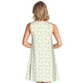 thumbnail image 2 of PAYOHTO Women's Sleeveless Dress Nautical Ship Wheels Anchors Summer Dress Casual Floral Print Round Neck A Line Beach Short Sundress​ with Pockets​, 2 of 8