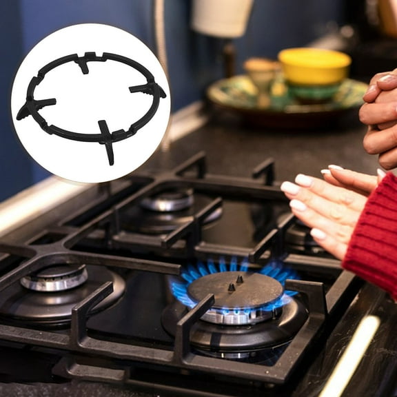 GOOHOCHY Non Slip Wok Ring For Gas Stove Cast Iron Wok Stand For Gas Stove Wok Support Ring Wok Stand For Gas Burner Replacement Wok Stand
