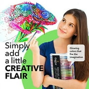 Castle Art Supplies 100 Gel Pens Set with Case for Adults Artists