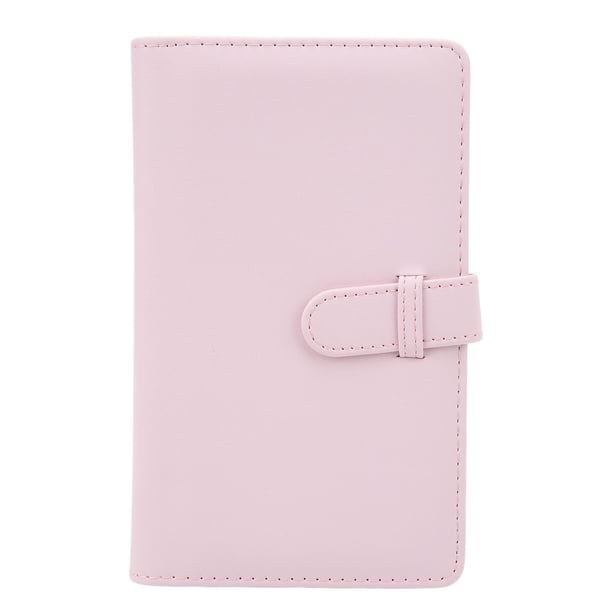 Kimiss Mini Álbum de Fotos de 3 Pulgadas, 108 Bolsillos, Carpeta de Tarjetas Fotogragas, Álbum de Tarjetas Fotograbas de Cuero Pu para Entradas de Cine, Tarjetas de Visit