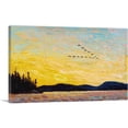 thumbnail image 1 of ARTCANVAS Round Lake Mud Bay 1915 Canvas Art Print by Tom Thomson - Size: 18" x 12" (1.50" Deep), 1 of 9