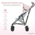 thumbnail image 4 of Dream On Me Aero Travel Light Stroller, Pink, 4 of 16
