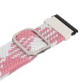 thumbnail image 4 of Xirurus Braided Nylon Sport Watch Strap Adjustable Replacement Band for Spartan Hr Baro, Suunto7, D5i, Pink White, 7.1 inches / 18 cm, 4 of 9