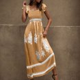 thumbnail image 1 of Styesk Robes pour Femmes Dames Décontractées Style Vacances Robe Imprimée Robe de Plage, 1 of 8