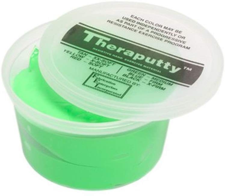 Cando Theraputty Hand Exercising Putty (Green, Medium) Cm