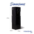 thumbnail image 3 of Dispensador De Agua Frio Y Caliente Con Carga Oculta Garrafon Oculto Nevashel Home RS-11 Ideal Para Hogar Y Oficina Elegante Moderno Dispensador De Piso Uso Rudo Calentamiento De 500+70W Enfriamiento, 3 of 9