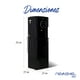 thumbnail image 3 of Dispensador De Agua Frio Y Caliente Con Carga Oculta Garrafon Oculto Nevashel Home RS-11 Ideal Para Hogar Y Oficina Elegante Moderno Dispensador De Piso Uso Rudo Calentamiento De 500+70W Enfriamiento, 3 of 9
