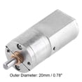 thumbnail image 2 of ZOUSSIQI Moteur Électrique Réversible 12V Haute Réduction 15-200RPM Diamètre Extérieur 20MM(200RPM) CA919-38142, 2 of 9