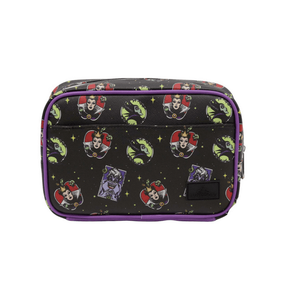 Impressions Vanity Villains Villaness Makeup Pouch With Silver Hardware, Polyester Lined Interior