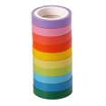 thumbnail image 1 of Moyic Cinta Washi decorativa para manualidades, juego de papel adhesivo de arcoíris para manualidades, planificadores, álbumes de recortes, Kits de experimentos de química, 1 of 6