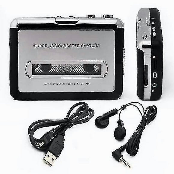 Portable Cassette Player & Walkman Audio Cassette Tape To Mp3 Converter, Convert Walkman Cassette To Mp3 Via Usb, Tape Recorder To Cassette - XC