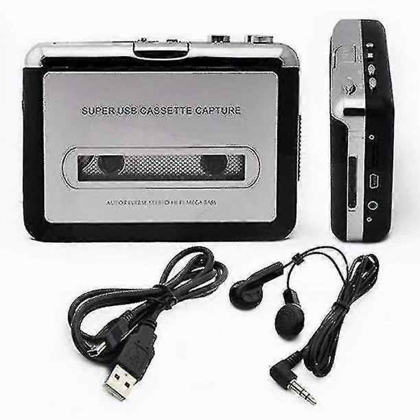Portable Cassette Player & Walkman Audio Cassette Tape To Mp3 Converter, Convert Walkman Cassette To Mp3 Via Usb, Tape Recorder To Cassette - XC