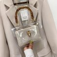 thumbnail image 1 of Bolso bandolera de moda Bolsos de mano para mujer con bolsa exterior transparente (Beige) Sywqhk Para Estrenar, 1 of 8