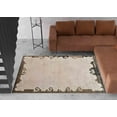 thumbnail image 2 of Minimal Pattern Flat Rug, Brown Rug, Flat Rug, Chenille Printed Design Rugs, Turkish Rug, Non-Slip Carpet, Runner Rug, Entry Rug, Personalized Rug, 2.6'x5' - 80x150 cm, 2 of 8