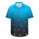 thumbnail image 4 of Blusa y camisa de manga corta con cuello vuelto Camisa casual para hombre Camisa de bolos vintage de manga corta Camisas de verano de playa cubana Camisa con botones Blusa para hombre Poliéster, 4 of 5