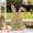 Green, variant on Uandlove 3D Wooden Easter Bunny Figurine with Egg - Standing Table Decoration, Assembly Required, Home Centerpiece