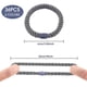 thumbnail image 2 of Hair Ties For Women Thick Hair, 36 Pcs High Elastics Braided Hair Bands, Soft No Damage Ponytail Holder Hair Accessories With Bead(black/brown/white/b, 2 of 5