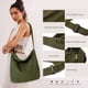 thumbnail image 4 of Bolso bandolera DAINAOTM de lona informal para mujeres y hombres negro L, 4 of 5