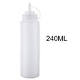 thumbnail image 2 of Coofit Squeeze Bottle Plastic Refillable 8.45oz Squeeze Squirt Bottle Condiment Bottle, 2 of 10