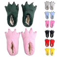 thumbnail image 2 of Cute Pink Paw Slippers Home Cotton Slippers Autumn And Winter Style Non-slip Thick Bottom (adult Style), 2 of 3