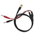 thumbnail image 2 of Cable de conector banana, P1067, 120 cm, chapado en oro, cable de prueba, eficiencia óptima, 2 of 8
