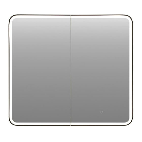 Ostaria 36" Aluminum Surface-Mount/Reccessed Lighted Mirror Medicine Cabinet