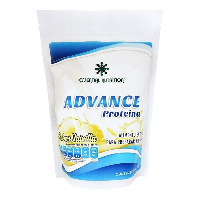 Suplemento alimenticio Essential Nutrition Proteína Advance sabor vainilla 450 gr