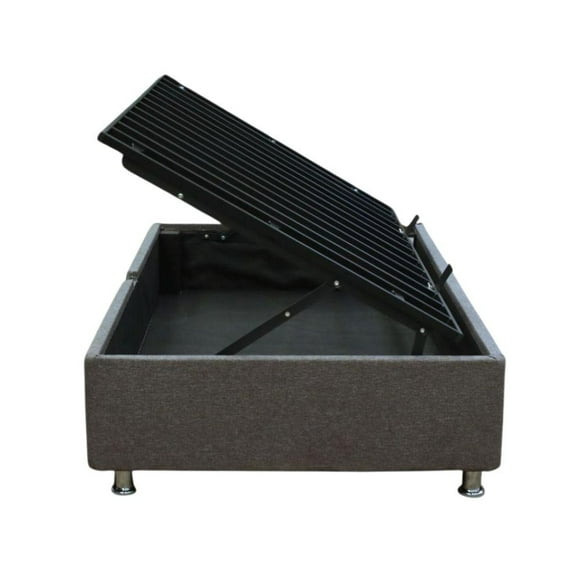 Cama Matrimonial Jaco Baul Gris