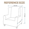 thumbnail image 2 of Stretch Chair Slipcover 1-Piece Wing Chair Cover Living Room Slipcovers, 2 of 7