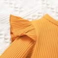 thumbnail image 5 of LWNYDPLSD Maxi Dress Evening Dress Dresses for Wedding Guest Long Sleeve Velvet Dress Little Girls Clothes Girl Clothes Size 6 Clothes for 1 Year Old, Yellow 2-3 Years, 5 of 7