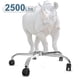 thumbnail image 3 of Frassie Silla de oficina de 28 pulgadas, base de metal de repuesto, resistente, 2500 libras, base universal para silla de computadora con 5 ruedas, 3 of 5