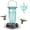 Green, variant on Kingsyard Glass Hummingbird Feeder with 6 Feeding Ports and Ant Moat, 16 oz, Leak Proof, Green