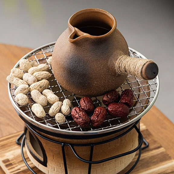 HOMEMAXS Clay Teapot Chinese Kung Fu Teapot with Side Handle Vintage Japanese Teapot Stove Top Tea Kettle Clay Teapot For Outdoor Camping Home Kitchen