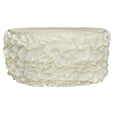 thumbnail image 1 of 1 Pc, 21Ft Gathered Lamour Satin Table Skirt - Ivory For Weddings, Baby Showers, Or Special Celebration Decor, 1 of 1