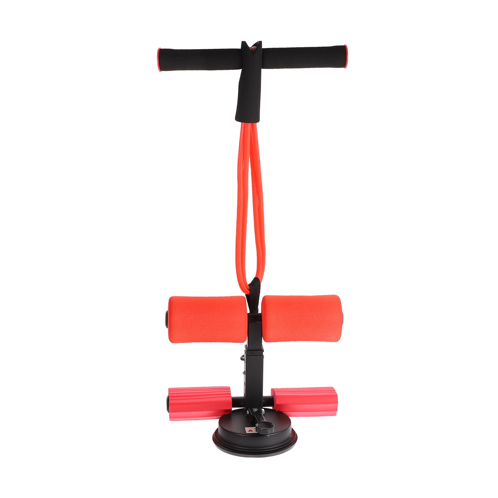 GOOHOCHY Portable Spring Exerciser with Adjustable Resistance Levels and Comfortable Foam Handles for Fitness Training Red