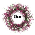 thumbnail image 2 of RKSTN Fall Decorations for Home 45cm Spring Leaf Wreath Plastic Artificial Plant Home Decoration Wreath Front Door Decorations, 2 of 8