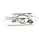 thumbnail image 4 of Cables de freno BMX Gyro Cables delanteros y traseros Cables superiores e inferiores Juego de accesorios Piezas Componentes Kit de juego de rotor de, 4 of 8