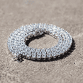 thumbnail image 1 of Cadena de tenis personalizada europea y americana con incrustaciones de cobre y circonitas, collar de estilo hip hop para hombres, TennisChain, 1 of 5