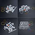 thumbnail image 2 of CEORPER New 60pcs Type Plastic Shaft Single Double Reduction Crown Worm Gears DIY Robot, 2 of 11